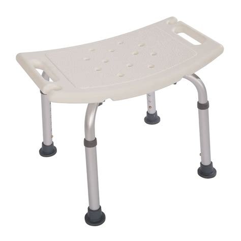 Shower/bath chairs for disabled adults or even bath benches come with a variety of features; Aid Seat Without Back Chair Height Adjustable Non Slip ...