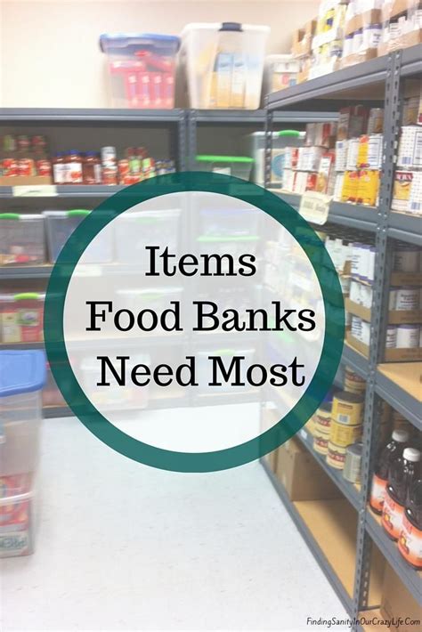 Learn more here about how we can help. Items Food Banks Need Most | Food bank, Food bank ...
