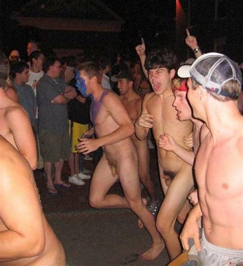 Frat Men Naked In Public