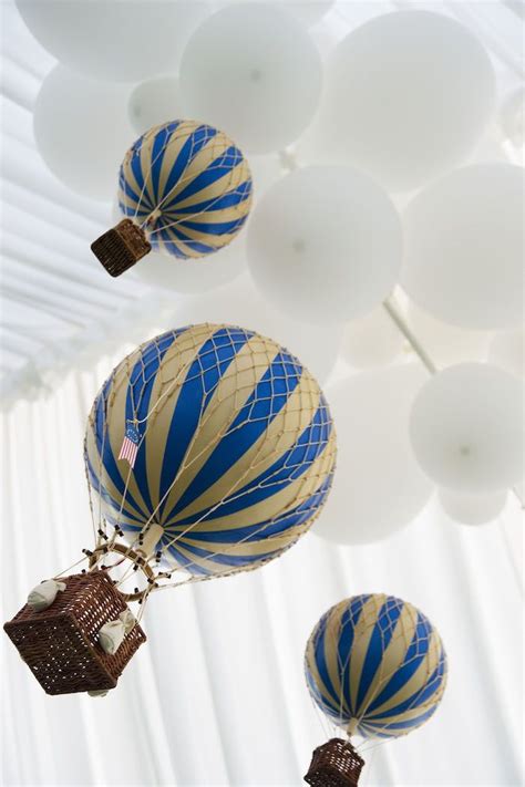 Hot Air Balloon Themed First Birthday Party Decor Ideas