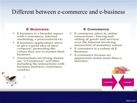 What Is Difference Between E Commerce And E Business Businesser