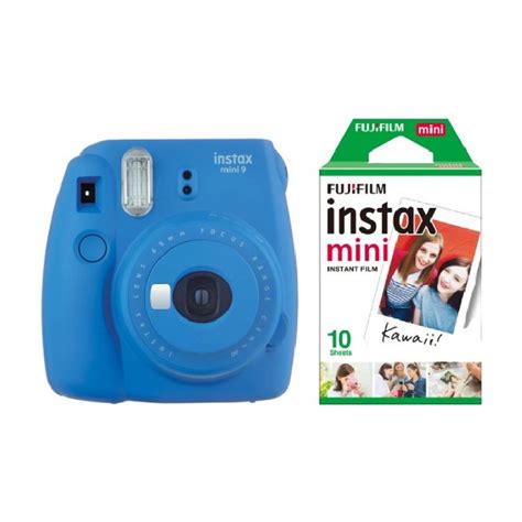 Fujifilm Instax Mini 9 Instant Film Camera Cobalt Blue Fujifilm