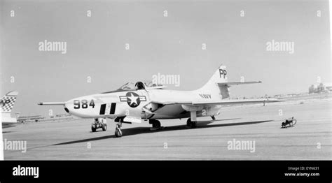 Grumman F9f 8p Cougar Stock Photo Alamy