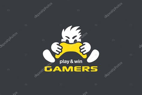 Player Gamer Logo Design Stock Vector Image By ©sentavio 118294164