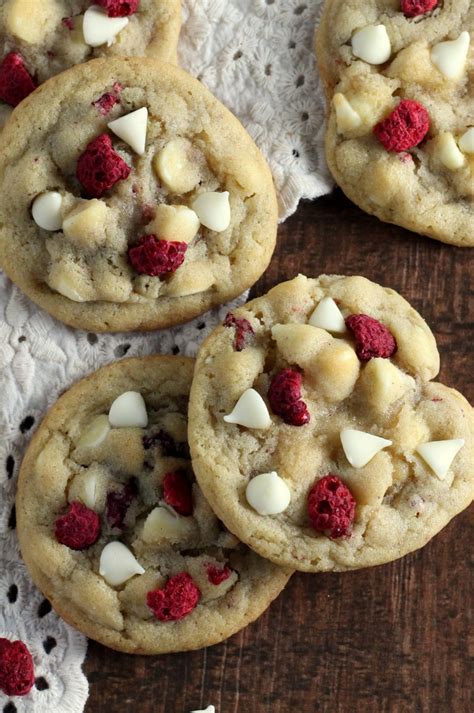 These christmas cookie recipes might be the best part of the season. White Chocolate Raspberry Cookies - Chocolate With Grace