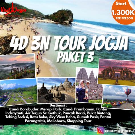 Contoh Paket Wisata Ke Jogja Tempat Wisata Indonesia