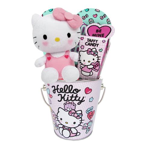 Hello Kitty Chocolates And Candies T Basket 4 Pieces