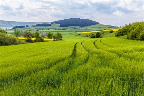 German Spring Countryside Landscape Stock Photo Image Of Picturesque