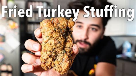 I Fried Turkey Stuffing Tenders A Cook Named Matt Youtube