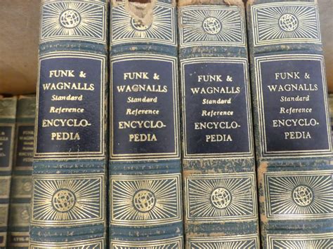 Lot 10 Funk And Wagnalls Standard Reference Encyclopedia 25 Volumes