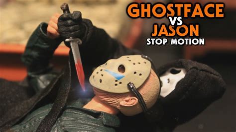 Ghostface Vs Jason Roy Burns Stop Motion Youtube