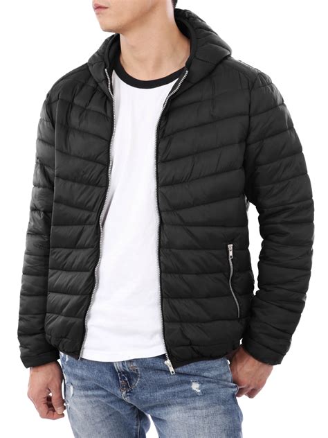 ma croix mens ultra light puffer down hooded jacket polyester padded packable winter jacket