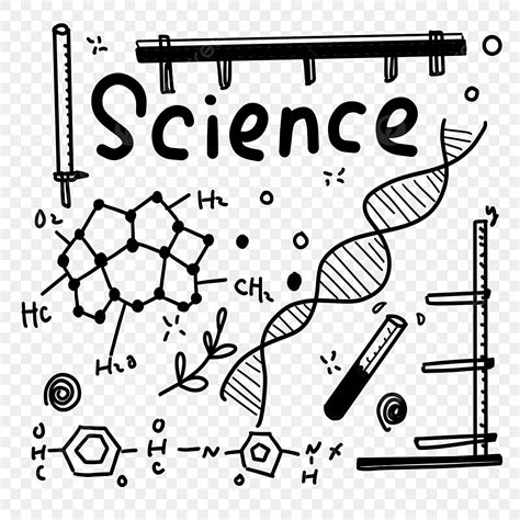 Free Black And White Science Clipart Png