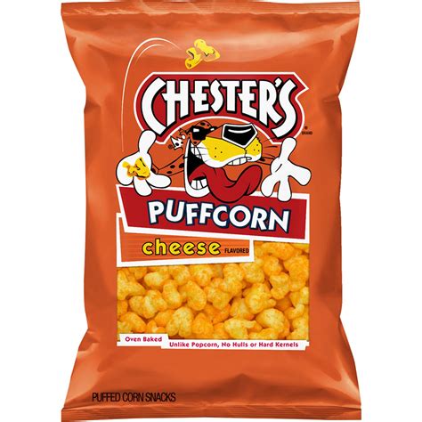 Chesters Puffcorn Cheese Flavored Popcorn No Hulls 425 Oz