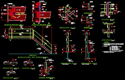 Steel Handrail Dwg Block For Autocad Designs Cad