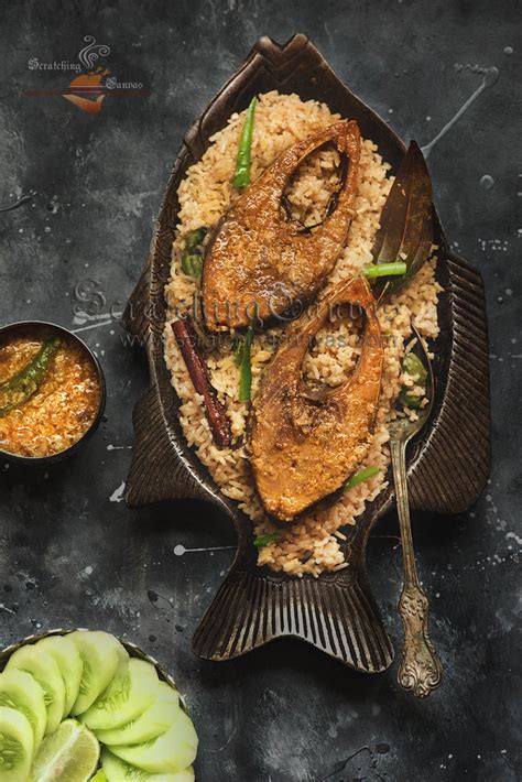 Ilish Polao Bengali Hilsa Pulao Bengali Fish Pilaf Hilsa Polau