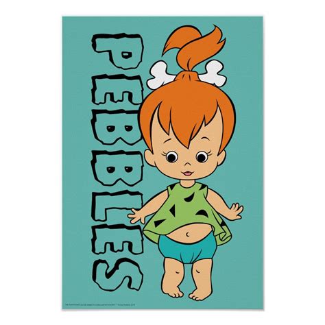 The Flintstones Pebbles Flintstone Poster In 2020