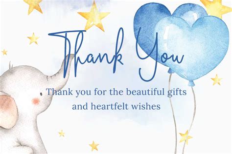 Baby Shower Thank You Cards Baby Shower Easy