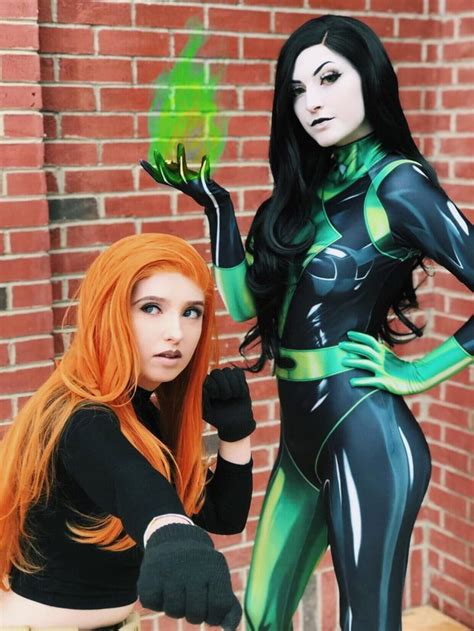 Kim Possible And Shego Cosplay Teenage Halloween Costumes Best Friend Halloween Costumes