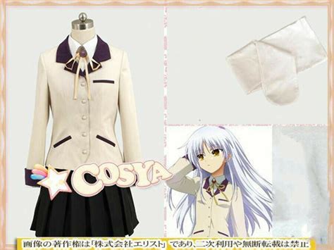 Angel Beats Kanade Tachibana Cosplay Costume Uniform Custom Madeand Ebay