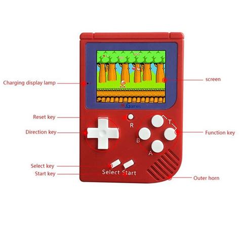 Coolbaby Rs 6 Portable Retro Mini Handheld Game Console 8 Bit 20 Inch