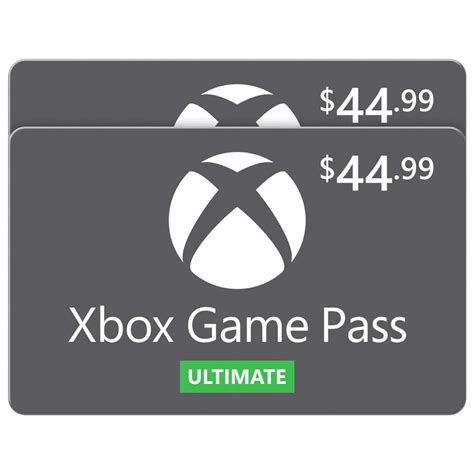 Xbox Game Pass Ultimate Month Sub Card Interactive Communication