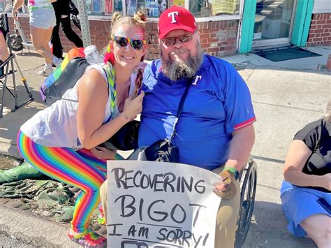 At His First Pride Parade A Recovering Bigot Tells People I Am Sorry