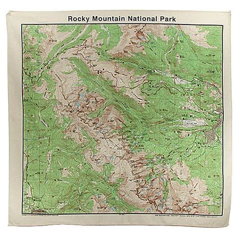 Topographic Map Of Rocky Mountain National Park San Antonio Map