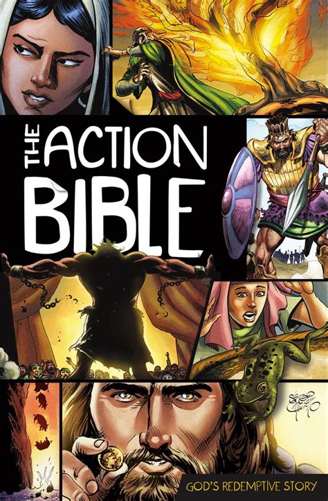 The Bible In Comic Book Form Action Bible Comic Book Bible Christian Books