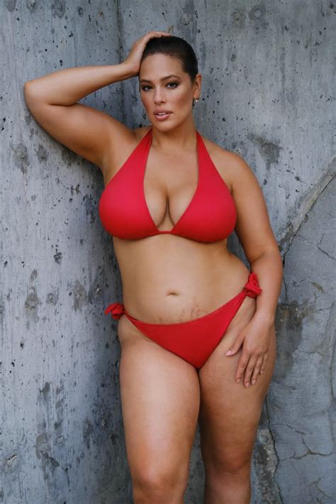 Ashley Graham X Swimsuits For All Elite Red Bikini Shop Ashley Grahams Bikinis From Her At