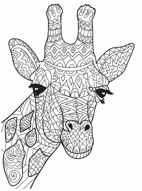 Giraffe Ausmalbilder Mandala Geometrische Figuren Bilder Zum Ausmalen