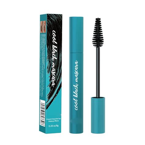 Mascara Long Thick Curled And Shaped Eyelashes Natural Makeup Dark Lasting Lengthen Volume