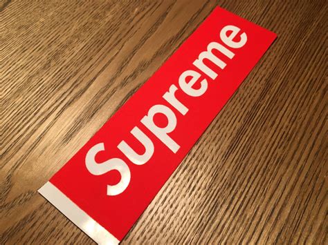 Supreme Supreme Felt Red Box Logo Sticker Grailed