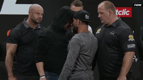 Face To Face Fame Mma - (VIDEO) Mańkowski and Parke's first meeting face to face FAME MMA 11
