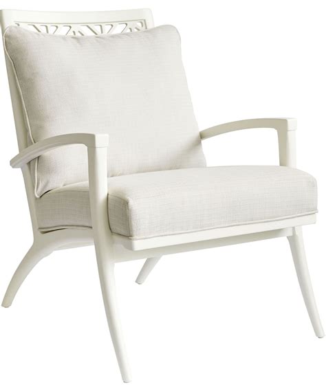 The color palette is most often beige, white and blue or green. Coastal Living Oasis Saltbox White Catalina Accent Chair ...