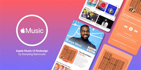 Apple Music Redesign Community Figma