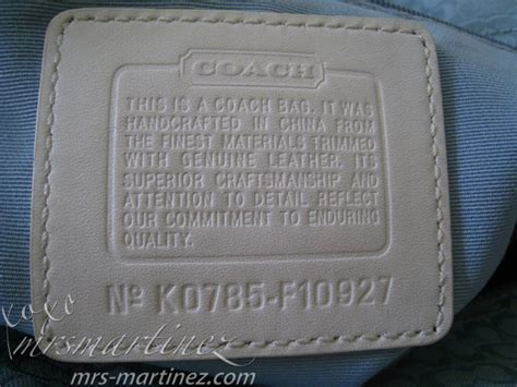 How To Authenticate A Coach Bag By Serial Number Keweenaw Bay Indian