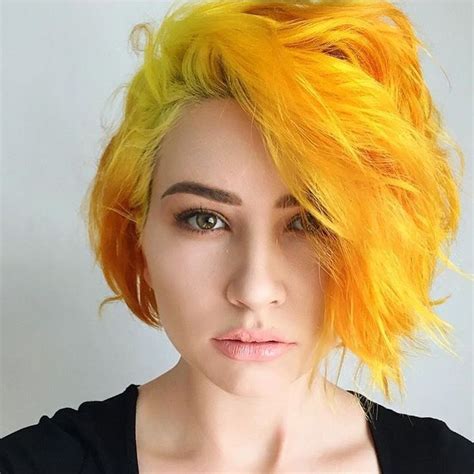 5 out of 5 stars. hair-inspo | Yellow hair color, Yellow hair dye, Short ...