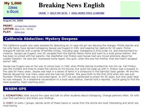 Shots fired at atlanta mall. Breaking News English: California Abduction Interactive ...