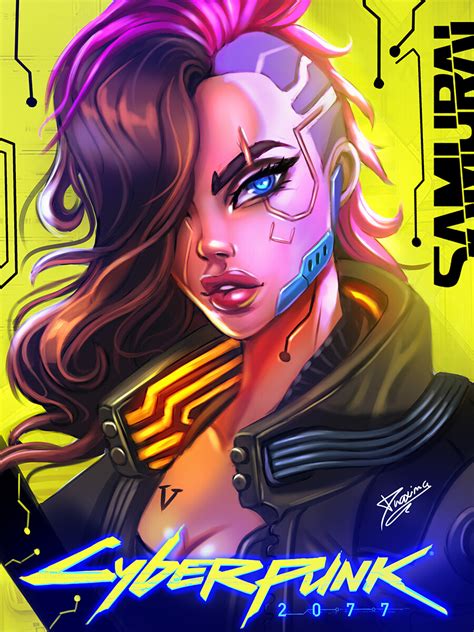 Artstation Cyberpunk 2077 Female V