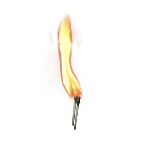 Burning Match Gas Luminous Flame High Temperature Combustion Matches Gas Png Transparent