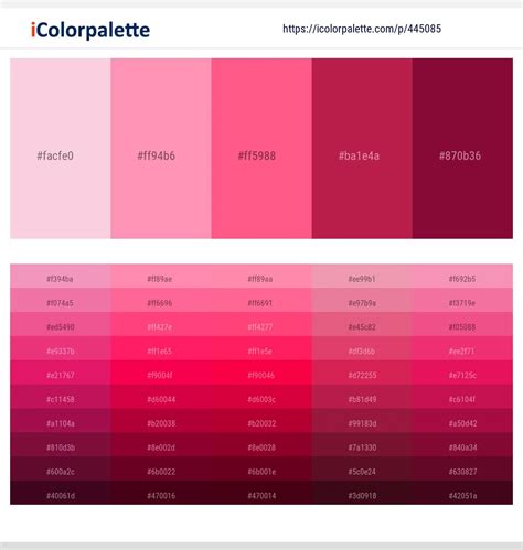 Colours Color Names Chart Color Mixing Color Psychology Vlrengbr