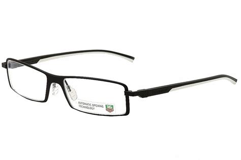 Tag Heuer Eyeglasses 0802 Black 001 Tagheuer Optical Frames
