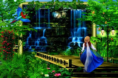 Fantasy Waterfall Download Hd Wallpapers And Free Images