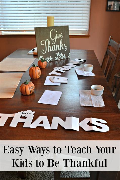 Easy Ways To Teach Your Kids To Be Thankful