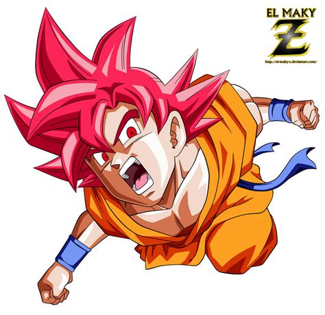 Goku Fnf Super Saiyan God By El Maky Z On Deviantart