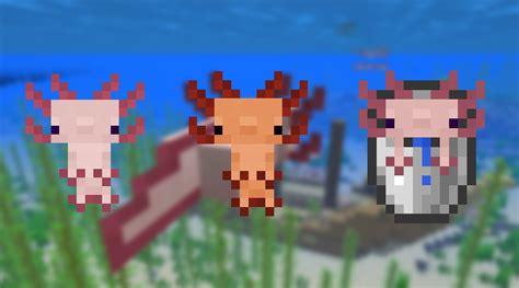 Minecraft Axolotl Skin Pack