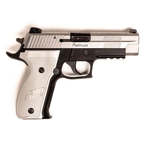 Sig Sauer P226 Platinum Elite For Sale Used Very Good Condition