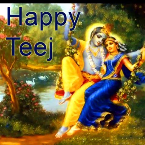 Best Happy Hariyali Teej Festival Wishes in Hindi Images - DilKhush Shayari