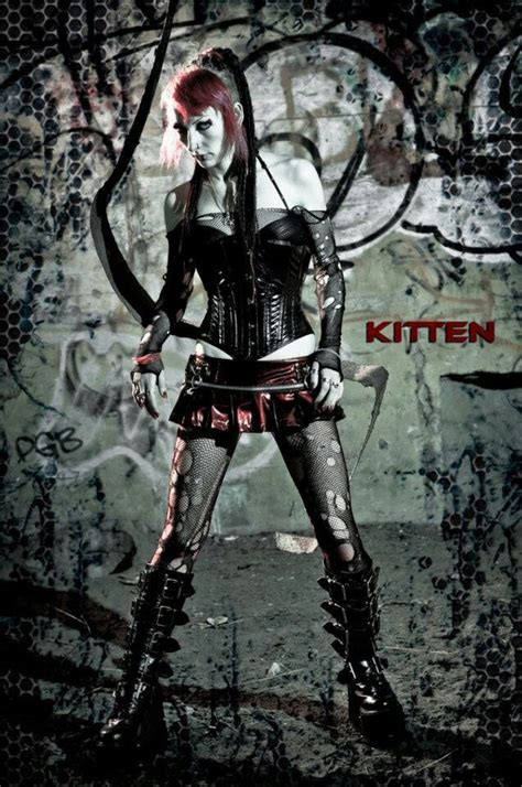 Goth Model Kitten